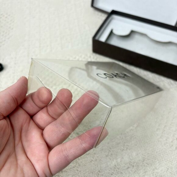 Y2K Vintage Coach Nokia Phone Case 7906 NIB Black Leather Accessory - Picture 4 of 12